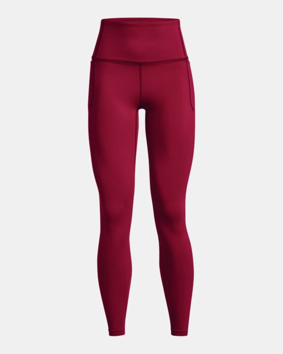 Women's UA Meridian Ultra High Rise Full-Length Leggings, Pink, pdpMainDesktop image number 4